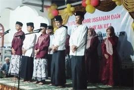 Madrasah Diniyah Qolbun Salim Candi 6 Gelar Haflah Akhirussanah dan Khotmil Qur'an Perdana